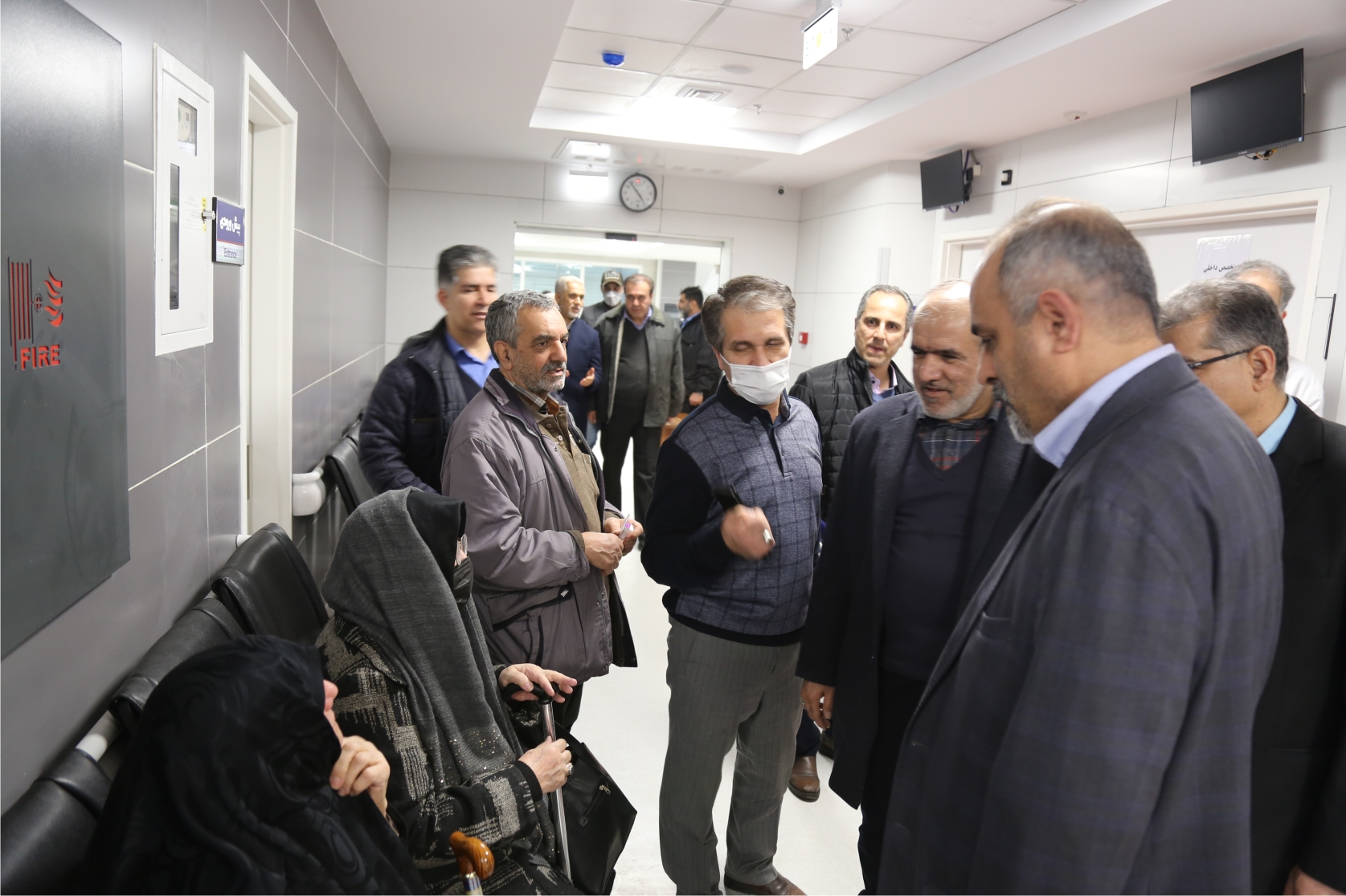 بازدید معاون فرهنگی و اجتماعی و امور استان های سازمان تامین اجتماعی از بیمارستان یکصد تختخوابی هدایت تهران