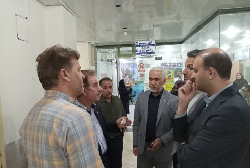 بازدید مدیران شرکت سرمایه گذاری خانه سازی ایران از بیمارستان 17 شهریور آبادان